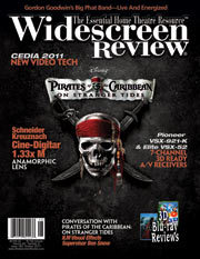 WIDESCREEN REVIEW magazine side cover Issue 160 October 2011