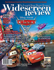 WIDESCREEN REVIEW magazine side cover Issue 161 November 2011