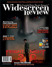 WIDESCREEN REVIEW magazine side cover Issue 162 December 2011