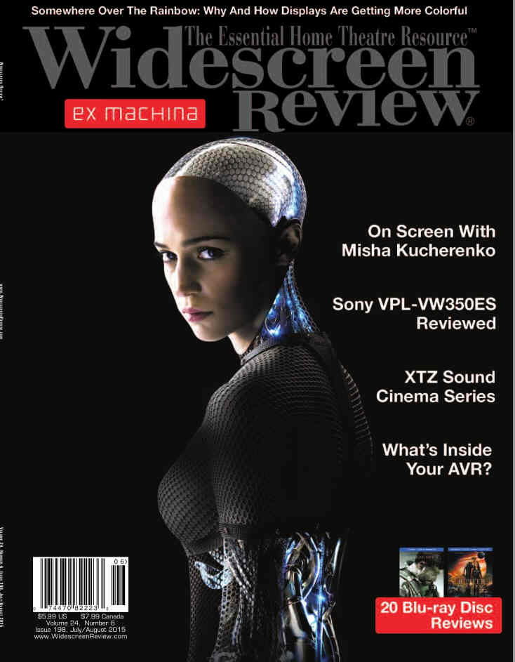 WIDESCREEN REVIEW magazine side cover Issue 198 July/August 2015