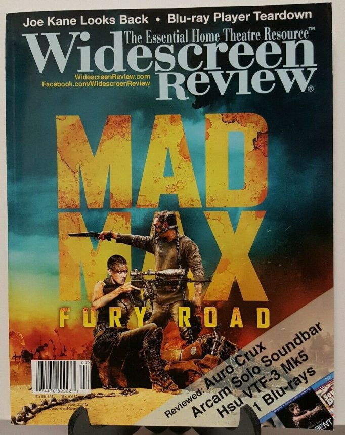 WIDESCREEN REVIEW magazine side cover Issue 199 September 2015