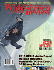 WIDESCREEN REVIEW magazine side cover Issue 202 December 2015