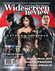 WIDESCREEN REVIEW magazine side cover Issue 208 July/August 2016
