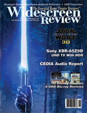 WIDESCREEN REVIEW magazine side cover Issue 211 November 2016