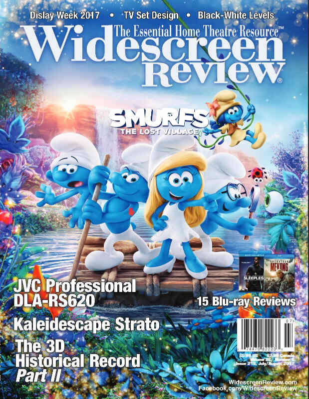 WIDESCREEN REVIEW magazine side cover Issue 218 July/August 2017