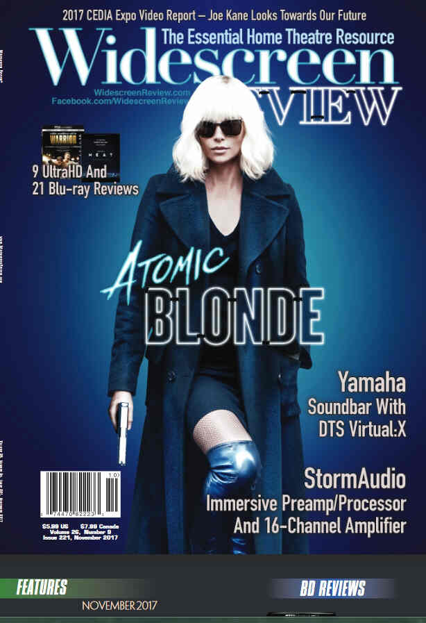 WIDESCREEN REVIEW magazine side cover Issue 221  November 2017
