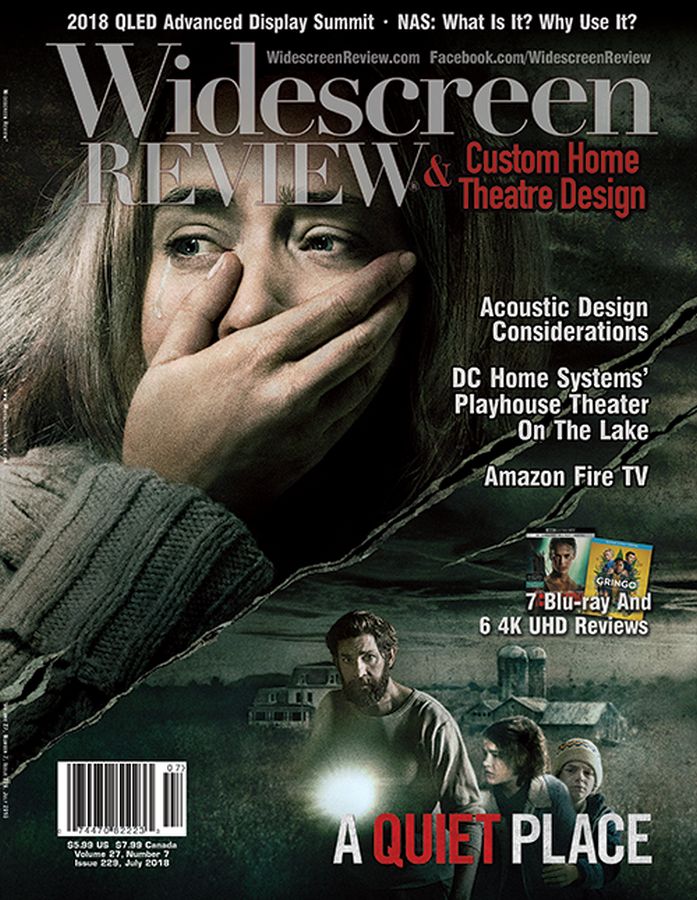 WIDESCREEN REVIEW magazine side cover Issue 229  July 2018