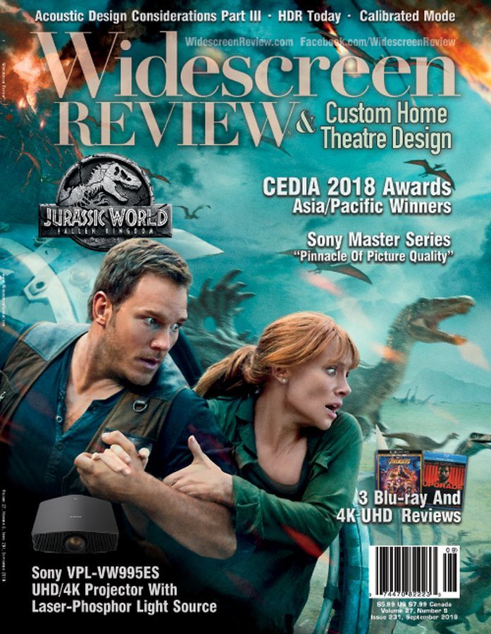 WIDESCREEN REVIEW magazine side cover Issue 231  September 2018