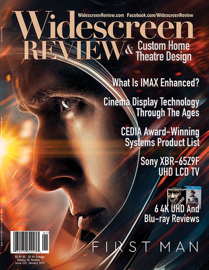 WIDESCREEN REVIEW magazine side cover Issue 235  January 2019