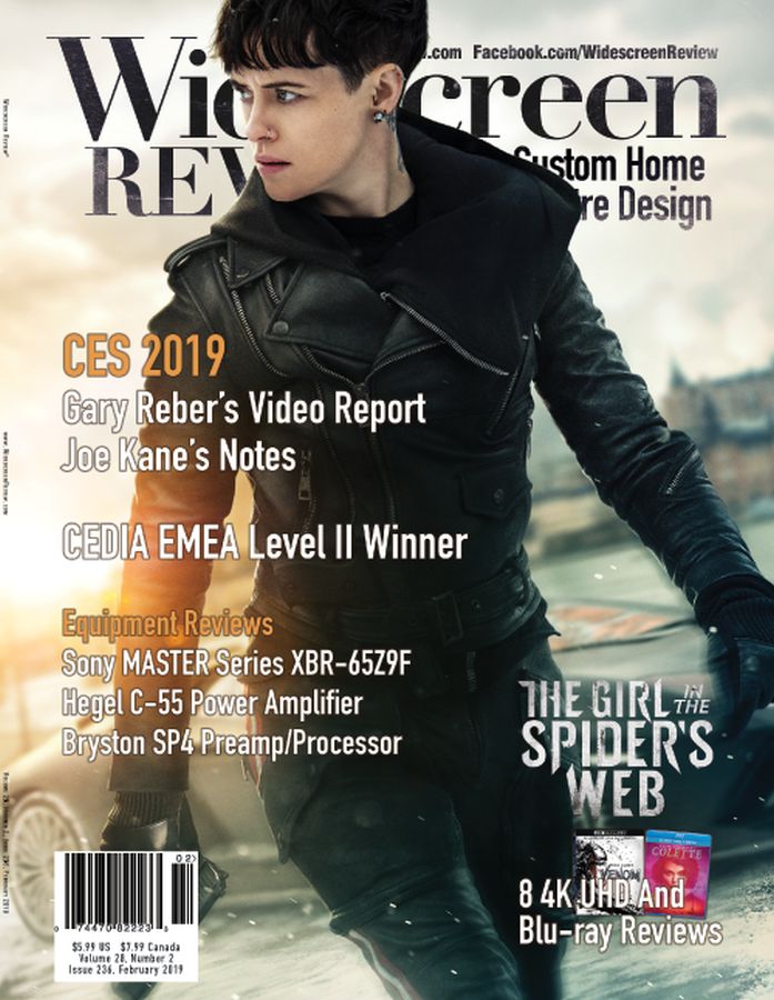 WIDESCREEN REVIEW magazine side cover Issue 236  February 2019