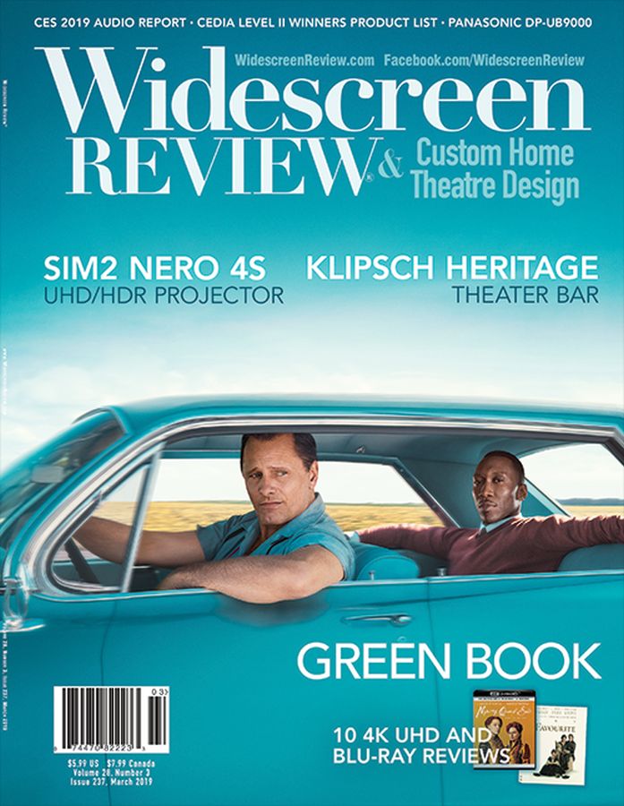WIDESCREEN REVIEW magazine side cover Issue 237  March 2019