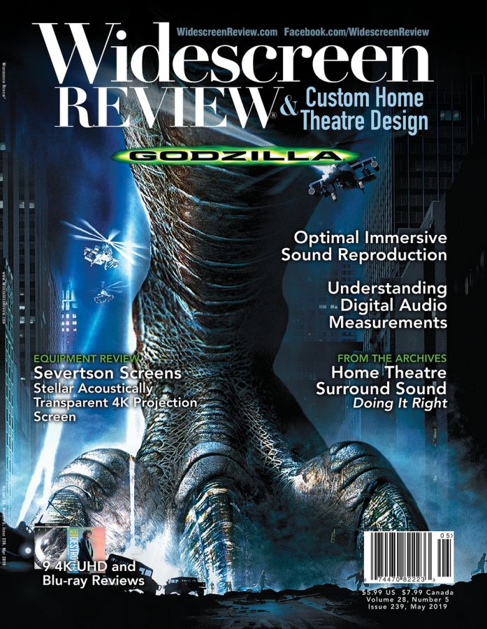 WIDESCREEN REVIEW magazine side cover Issue 239  May 2019