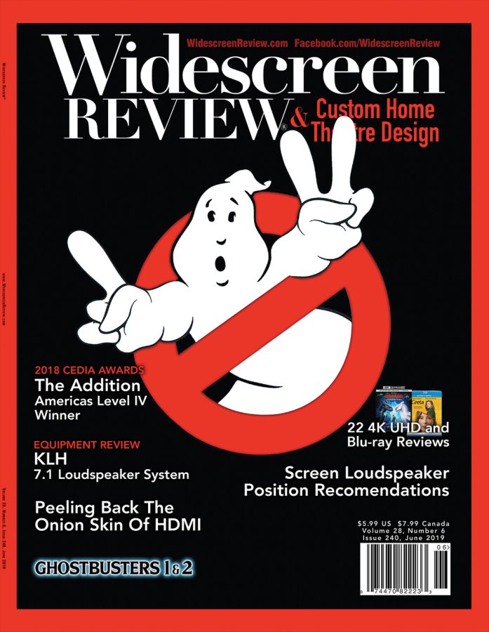 WIDESCREEN REVIEW magazine side cover Issue 240  June 2019