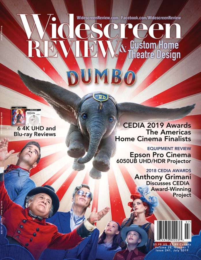 WIDESCREEN REVIEW magazine side cover Issue 241  July 2019