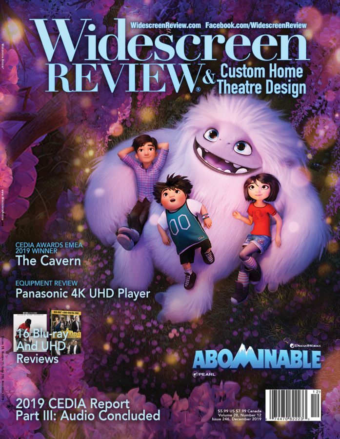 WIDESCREEN REVIEW magazine side cover Issue 246  December 2019