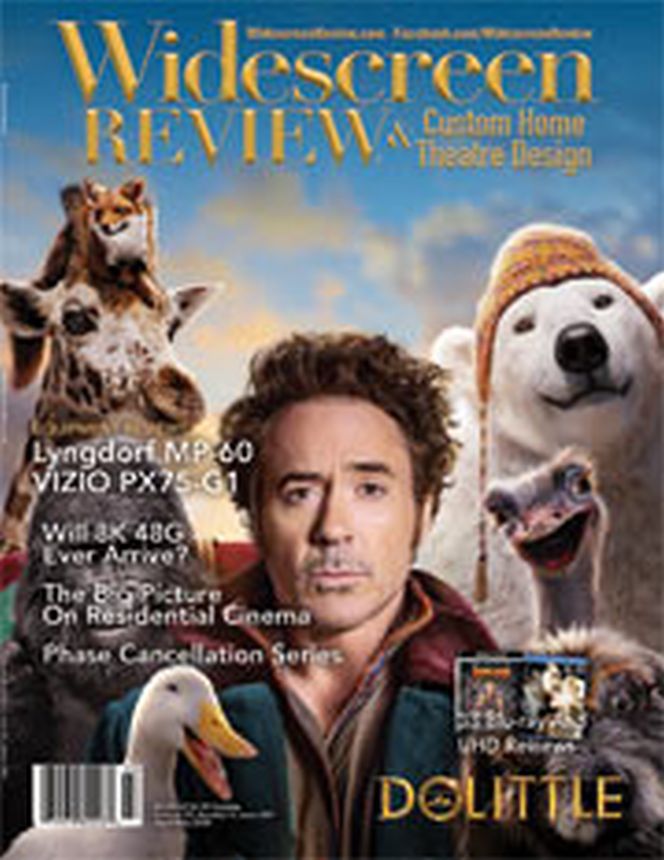 WIDESCREEN REVIEW magazine side cover Issue 249  April/May 2020