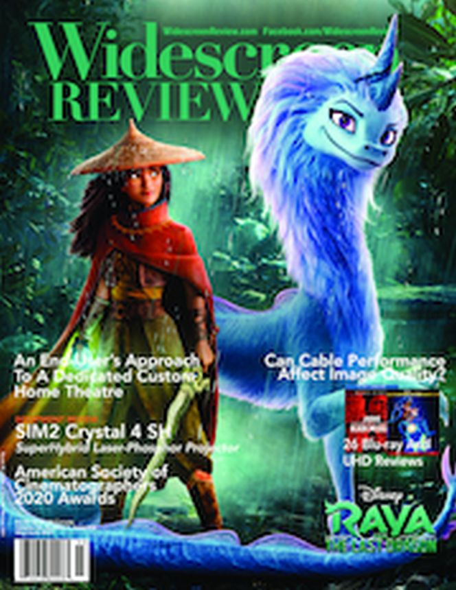 WIDESCREEN REVIEW magazine side cover Issue 255  May/June 2021