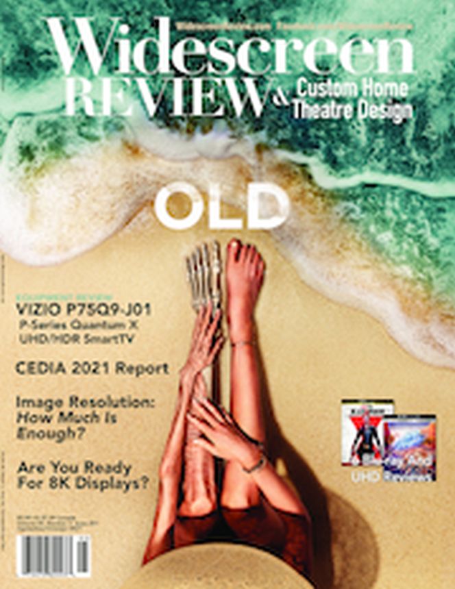 WIDESCREEN REVIEW magazine side cover Issue 257  September/October 2021