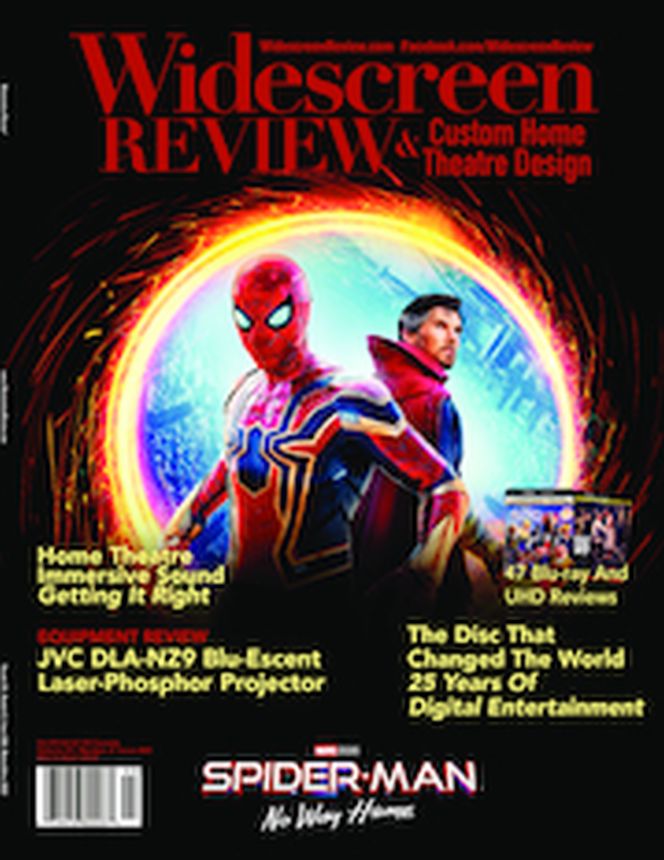 WIDESCREEN REVIEW magazine side cover Issue 260  March/April 2022