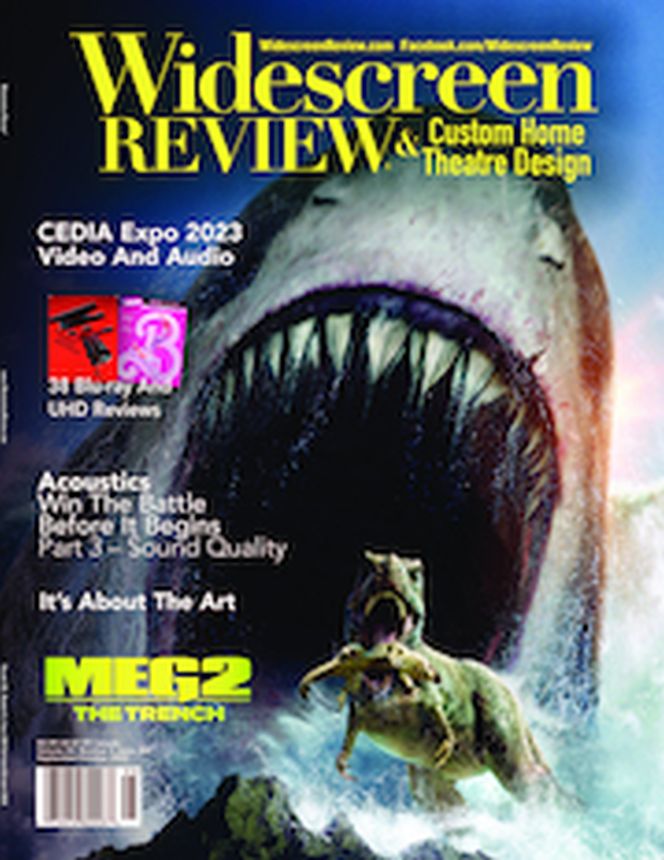 WIDESCREEN REVIEW magazine side cover Issue 269  September/October 2023