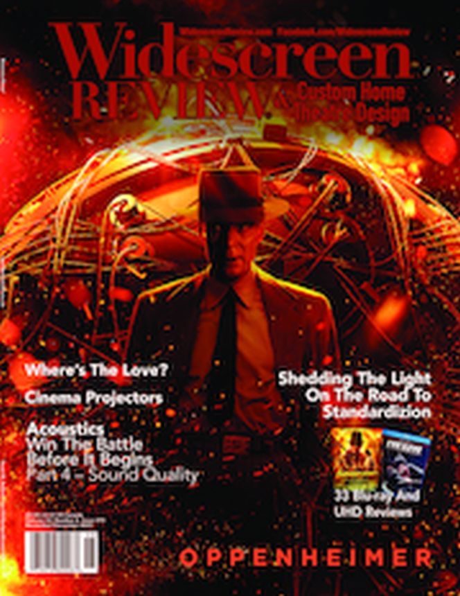 WIDESCREEN REVIEW magazine side cover Issue 270  November/December 2023
