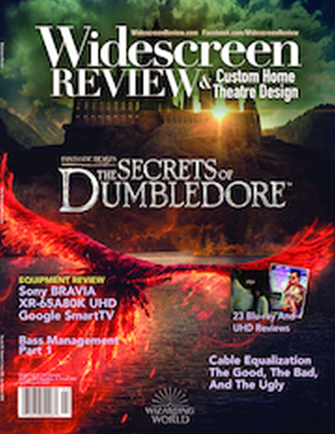 WIDESCREEN REVIEW magazine side cover Issue 262  July/August 2022