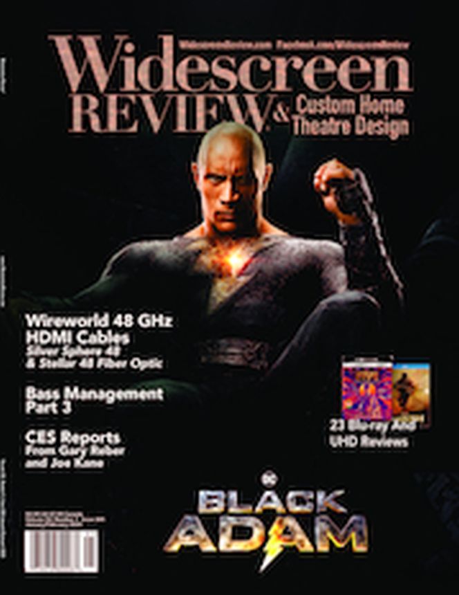 WIDESCREEN REVIEW magazine side cover Issue 265  January/February 2023