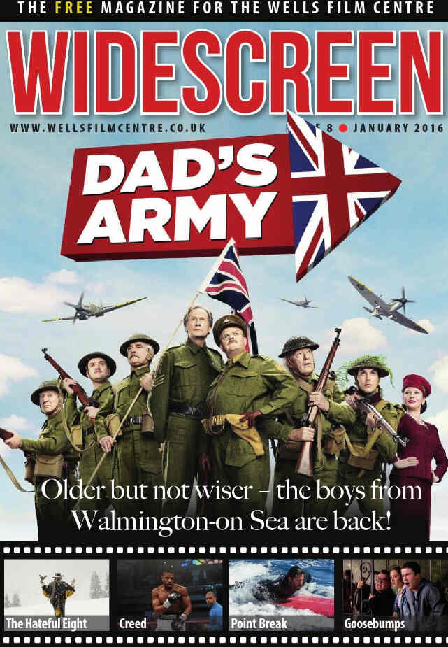 WIDESCREEN (WELLS) magazine side cover Issue 8 January 2016