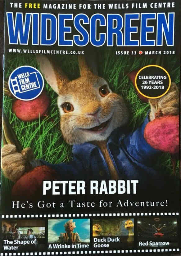 WIDESCREEN (WELLS) magazine side cover Issue 33  March 2018