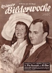 WIENER BILDERWOCHE magazine side cover January 1952