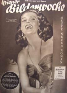 WIENER BILDERWOCHE magazine side cover 29 March 1952