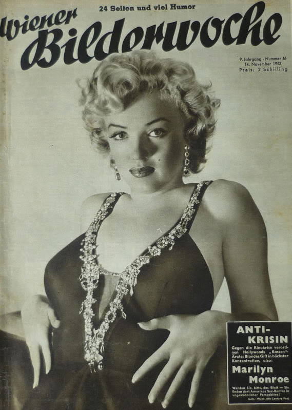 WIENER BILDERWOCHE magazine side cover Issue 46 14 November 1953