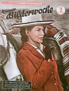 WIENER BILDERWOCHE magazine side cover 5 September 1959