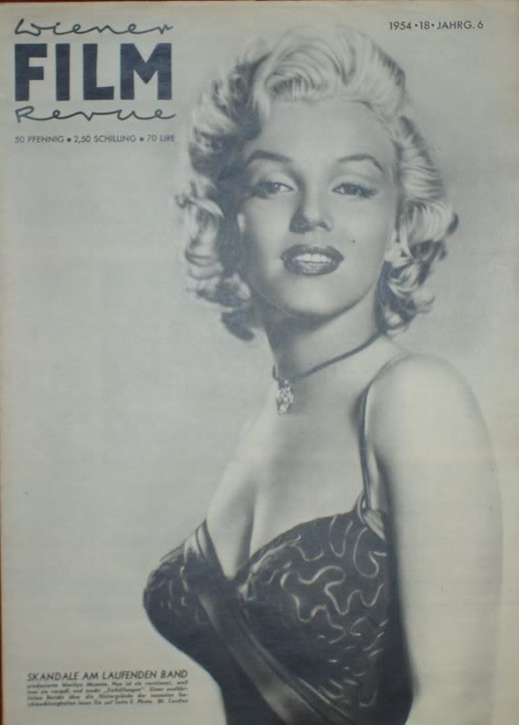WIENER FILM REVUE magazine side cover Issue 18  1954