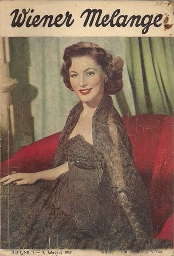 WIENER MELANGE magazine side cover Issue 7   1949