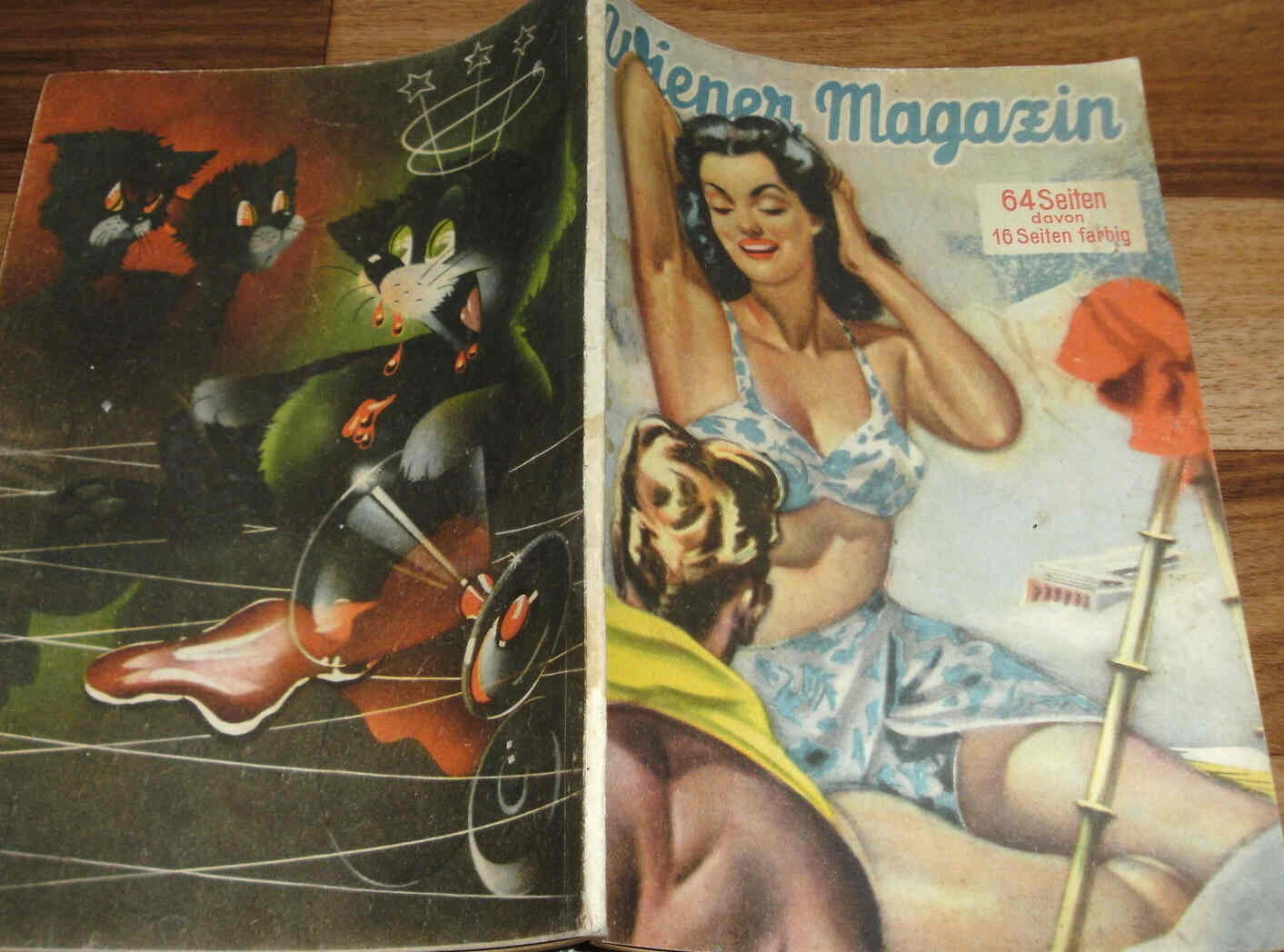 WIENER MAGAZIN magazine side cover December 1948