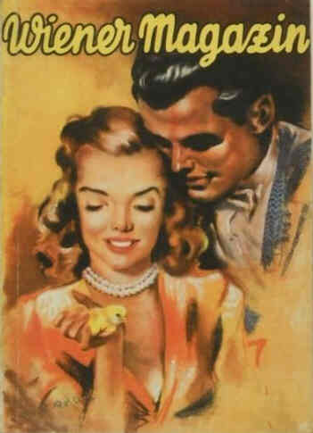 WIENER MAGAZIN magazine side cover April 1949