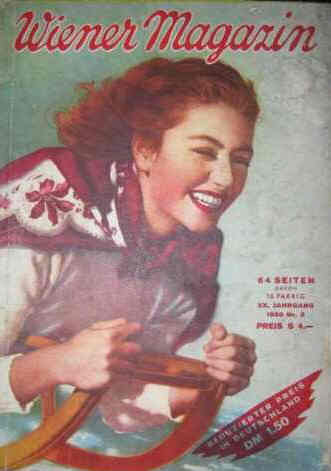 WIENER MAGAZIN magazine side cover March 1950