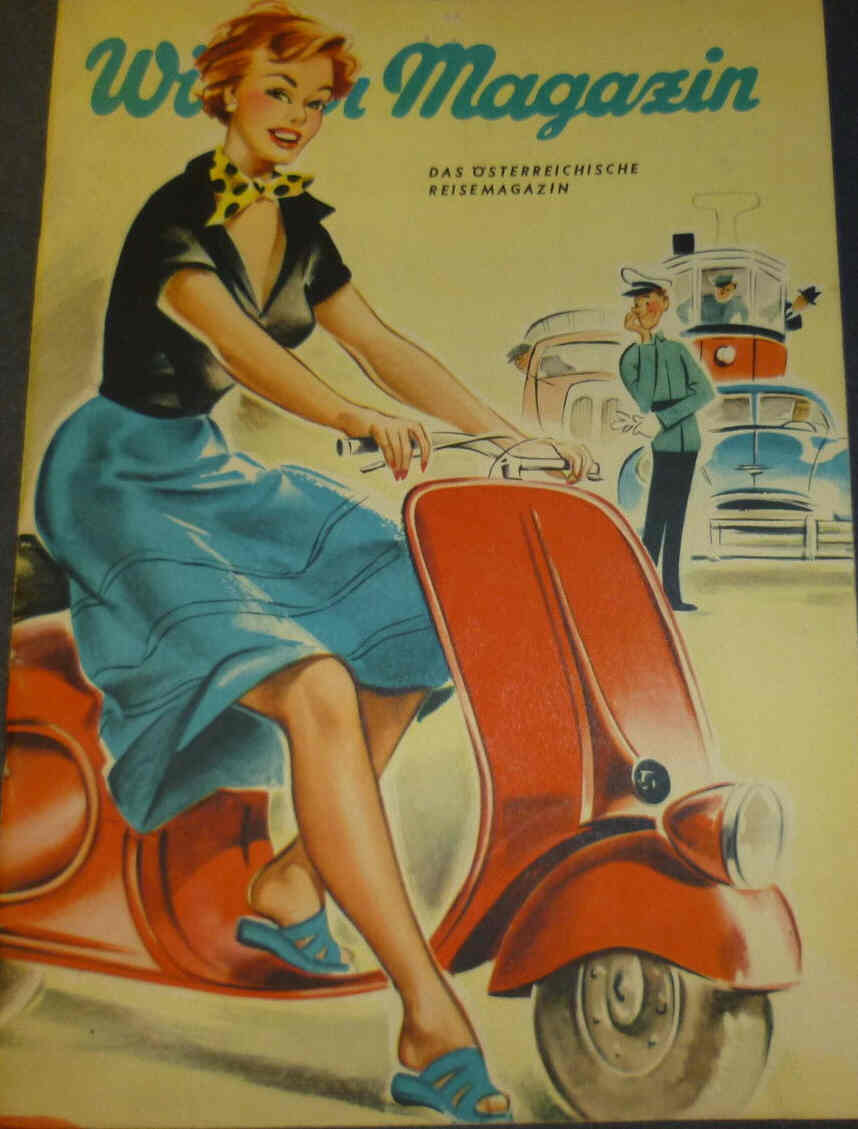 WIENER MAGAZIN magazine side cover August 1953