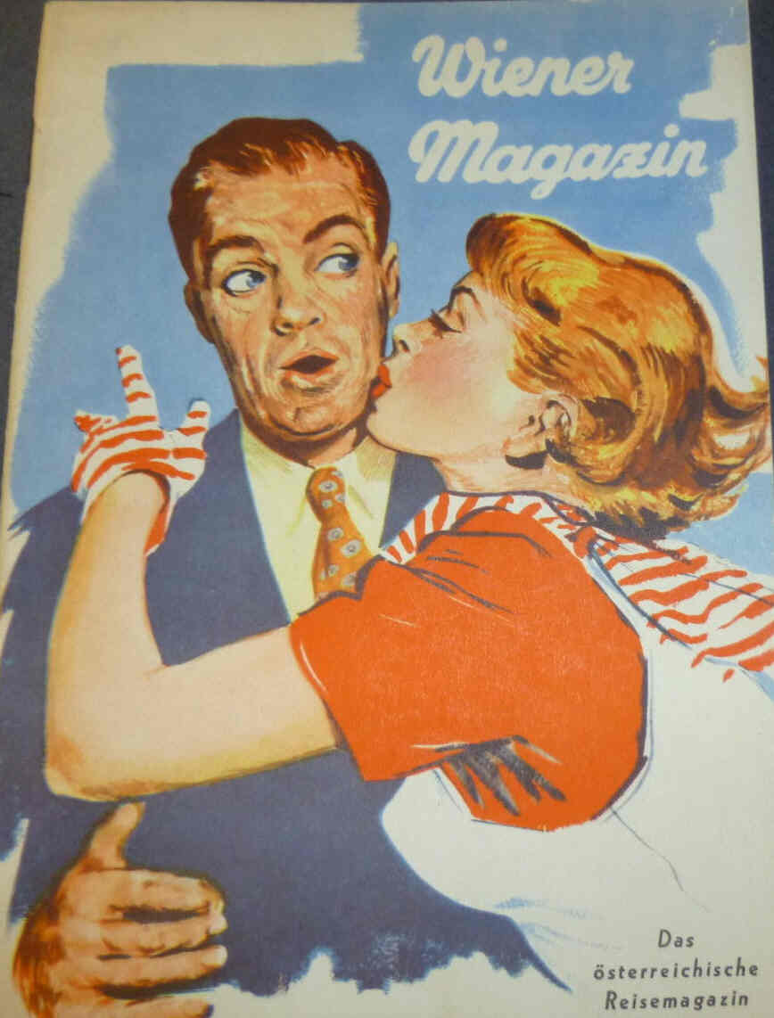 WIENER MAGAZIN magazine side cover September 1953