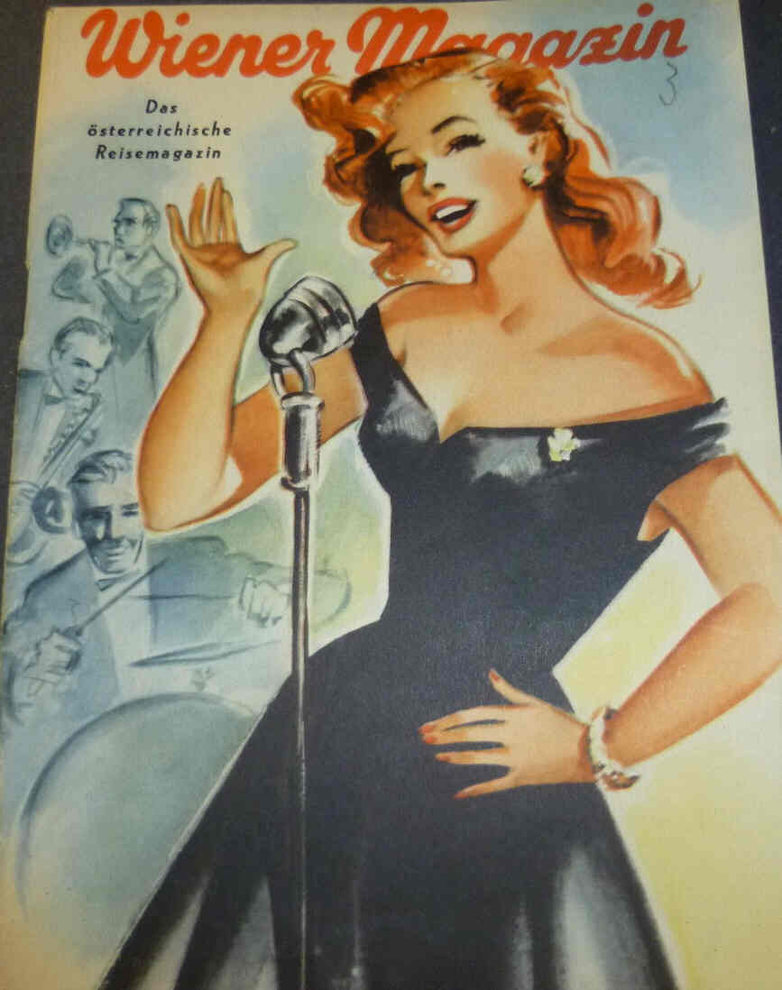 WIENER MAGAZIN magazine side cover November 1953