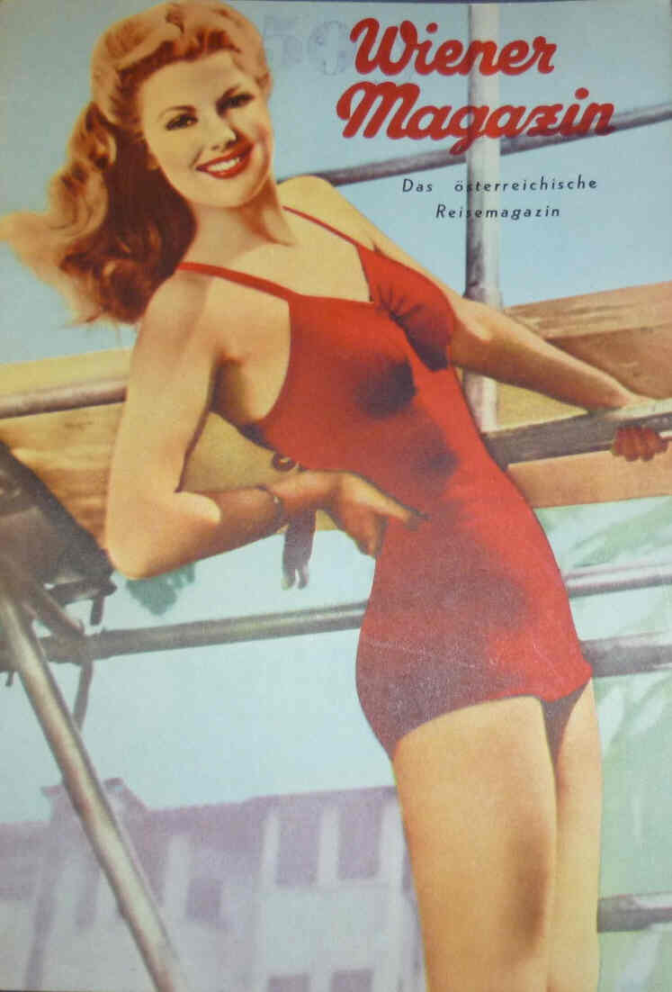 WIENER MAGAZIN magazine side cover June 1954