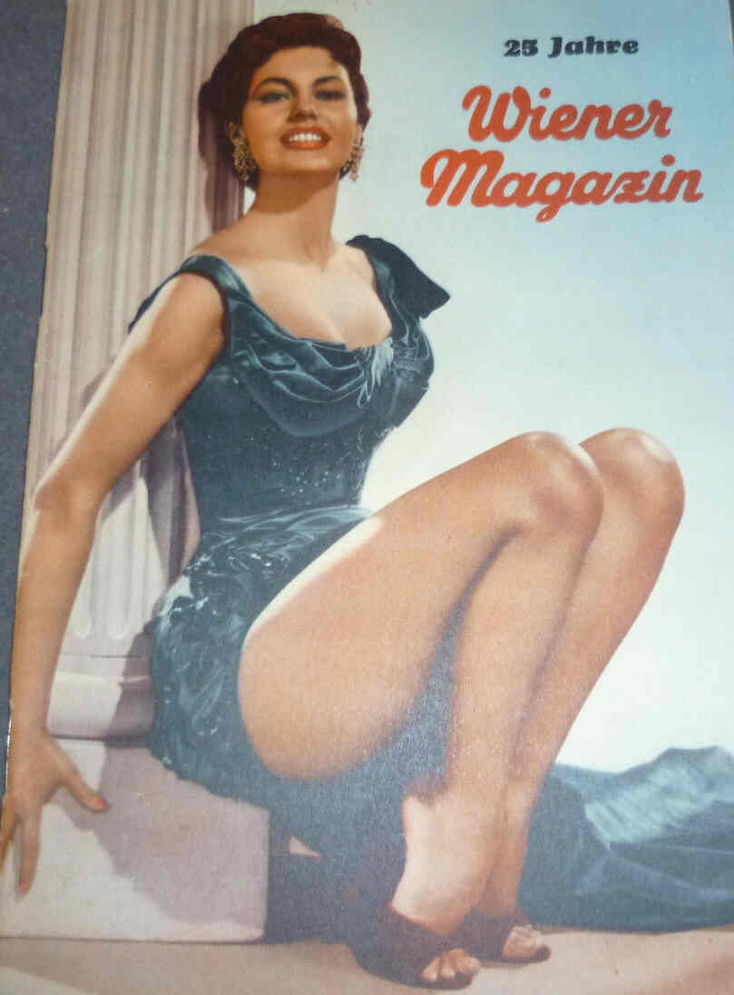 WIENER MAGAZIN magazine side cover January 1955