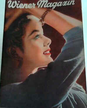 WIENER MAGAZIN magazine side cover April 1955