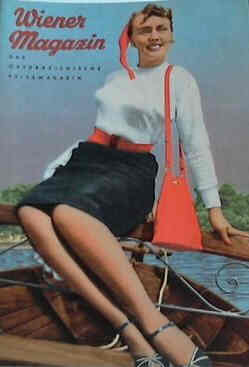 WIENER MAGAZIN magazine side cover May 1955