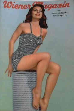 WIENER MAGAZIN magazine side cover June 1955
