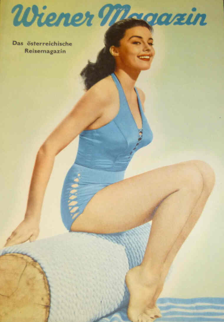 WIENER MAGAZIN magazine side cover September 1955