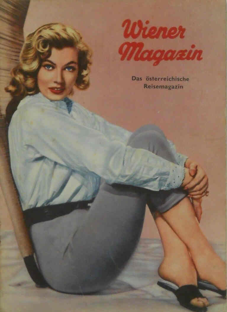 WIENER MAGAZIN magazine side cover March 1956