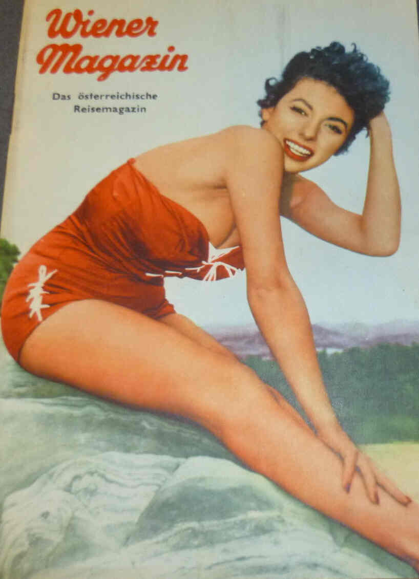 WIENER MAGAZIN magazine side cover July 1956