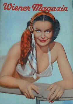 WIENER MAGAZIN magazine side cover April 1957